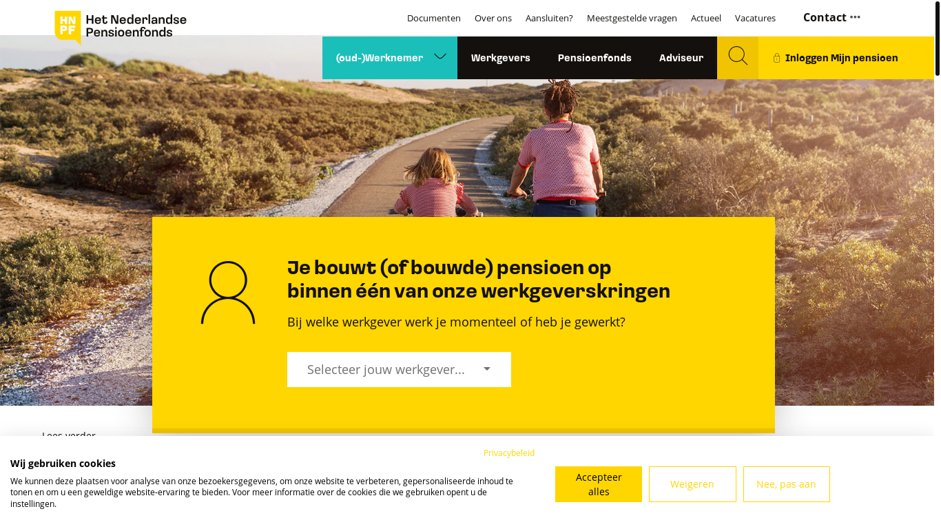 website screenshot of https://hnpf.nl/