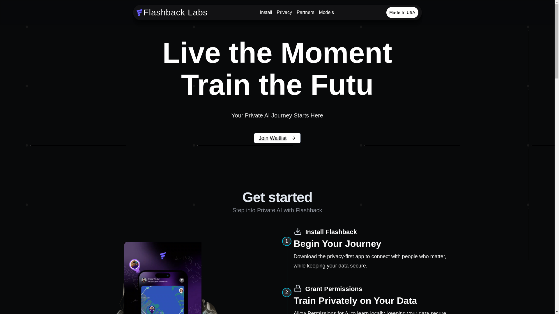 website screenshot of https://teepin.app/