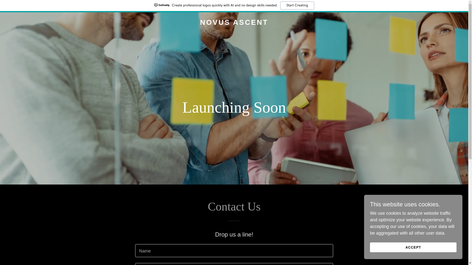 website screenshot of https://novusascent.com.au/