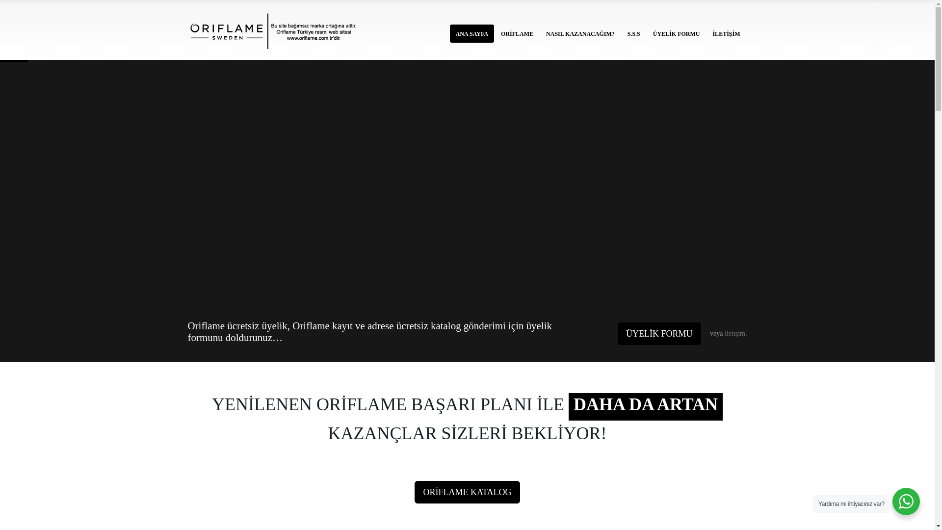 website screenshot of https://www.orifkayitol.com