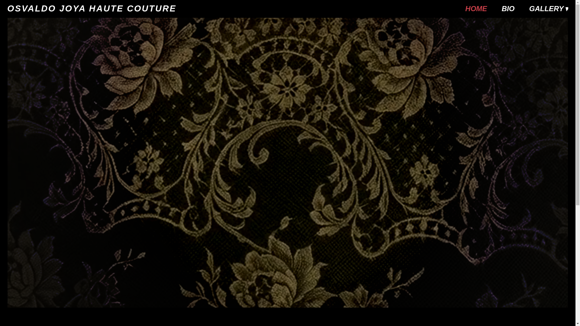 website screenshot of https://osvaldojoyahautecouture.com/