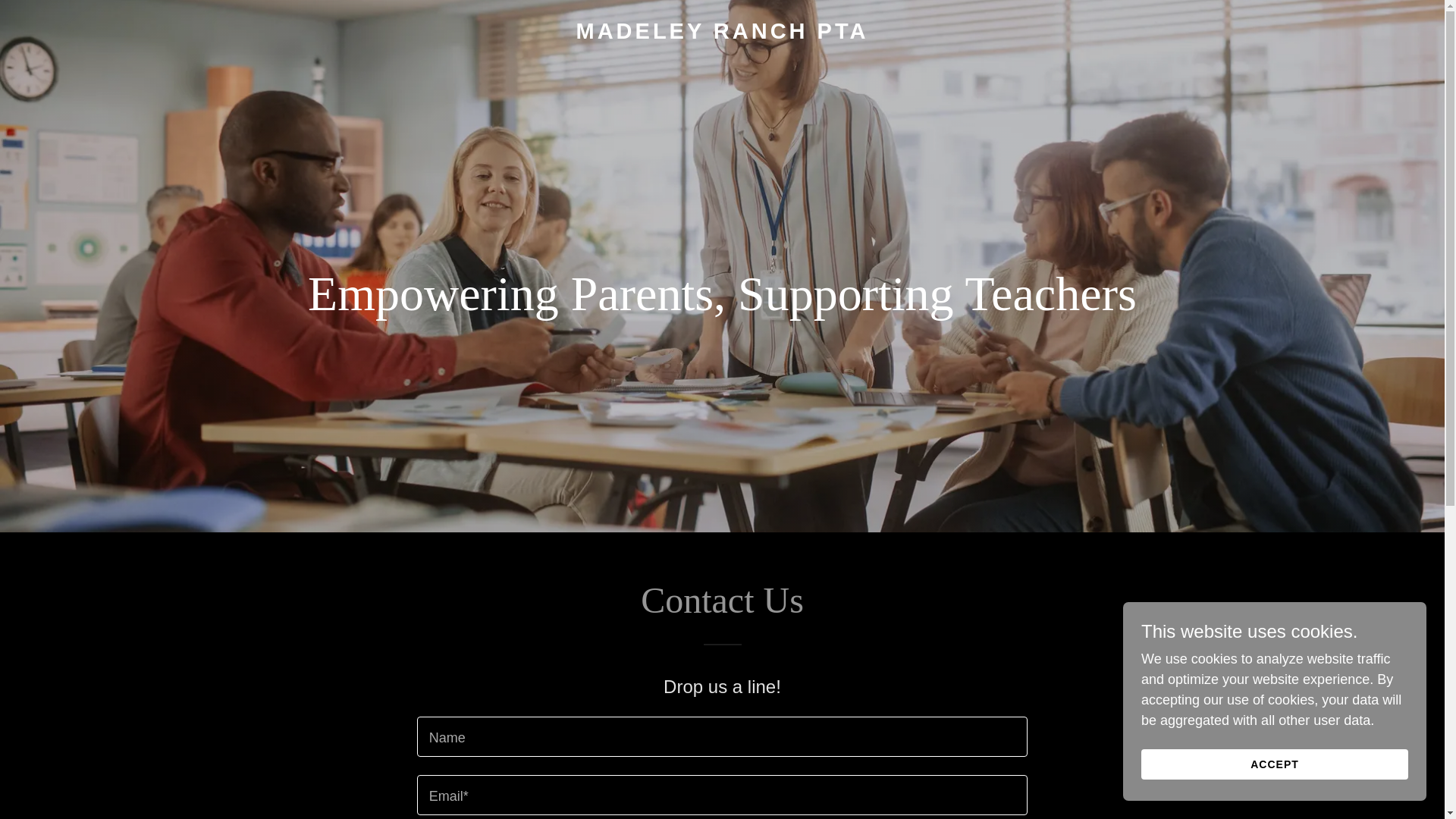website screenshot of https://madeleyranchpta.com/
