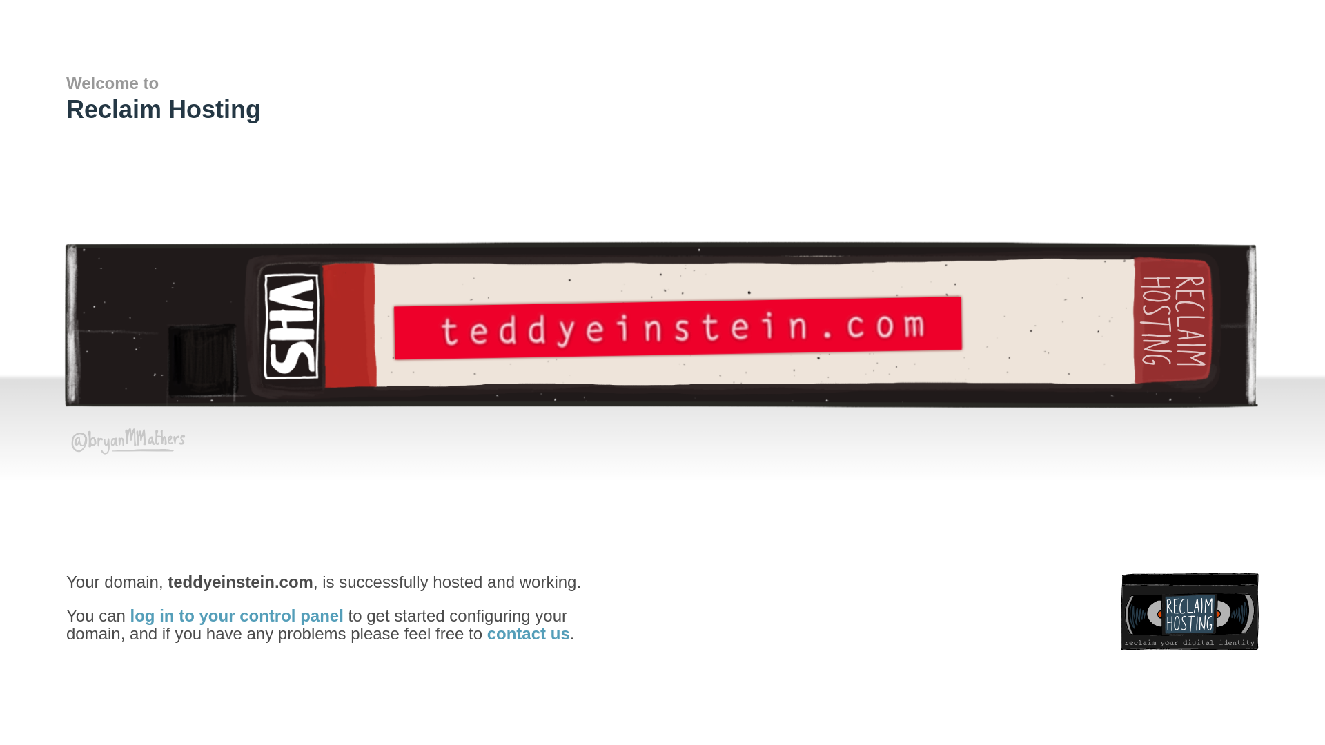 website screenshot of https://teddyeinstein.com/