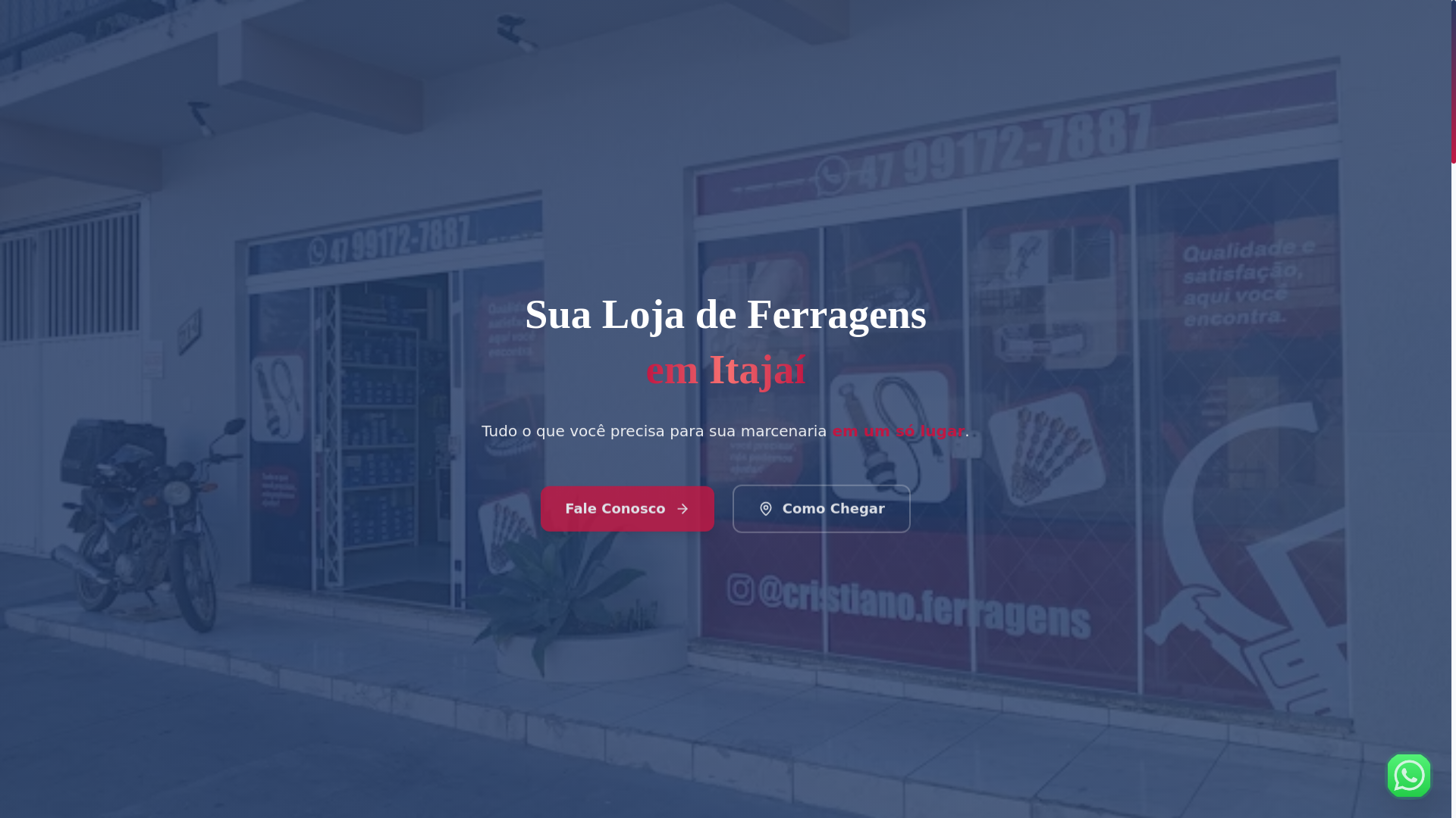 website screenshot of https://cristianoferragens.com.br/