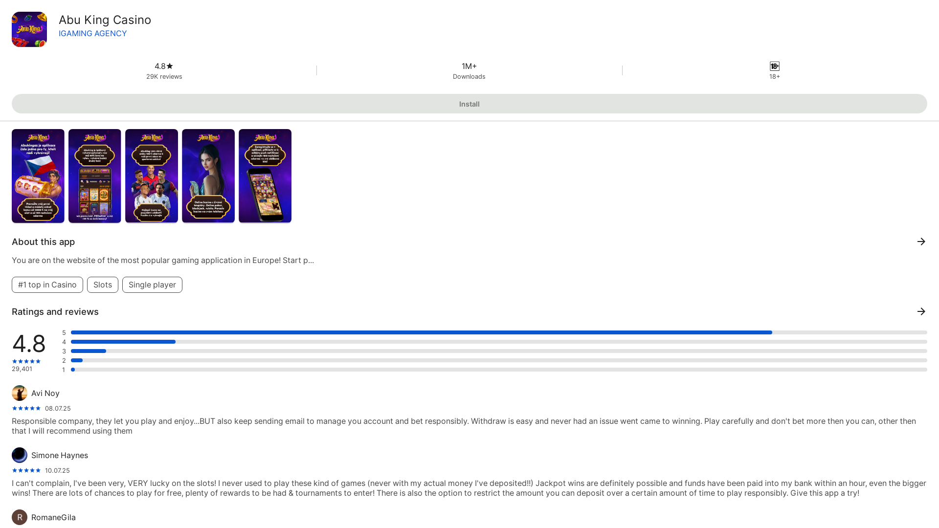 website screenshot of https://abukingcasinowin.com/