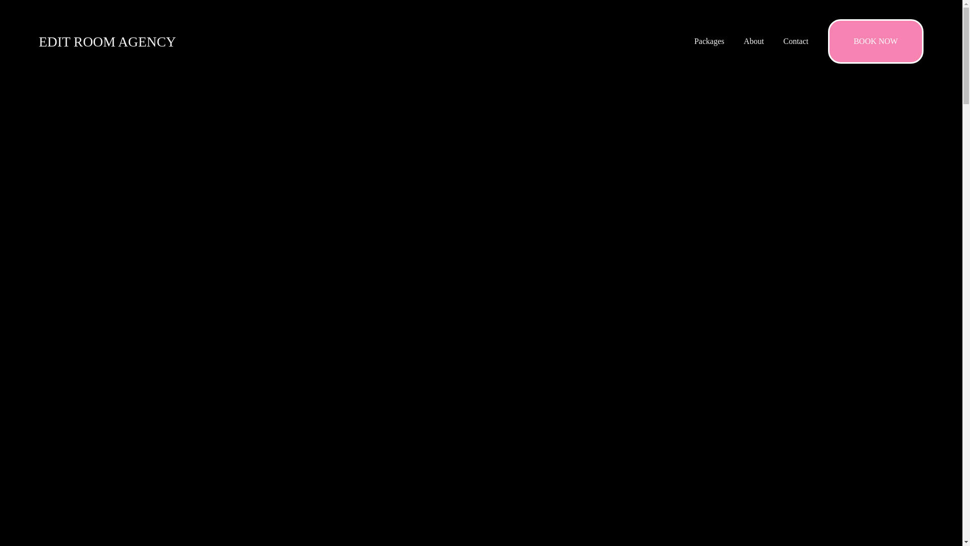 website screenshot of https://editroomagency.net/