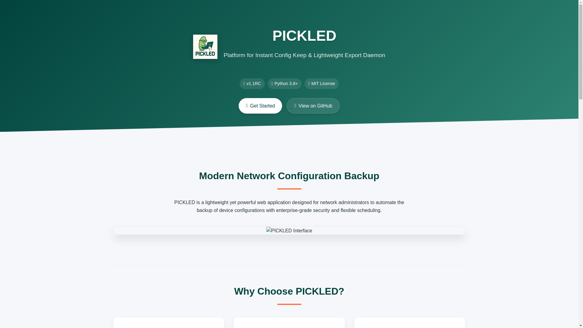 website screenshot of https://pickled.pages.dev/