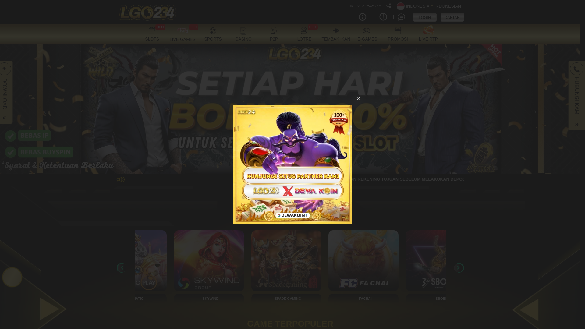 website screenshot of https://lgo234-kanda.xyz/