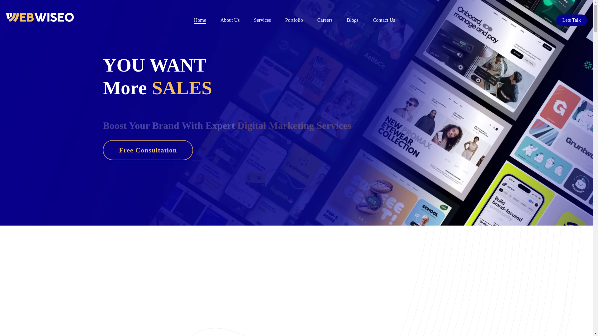 website screenshot of https://webwiseo.com/