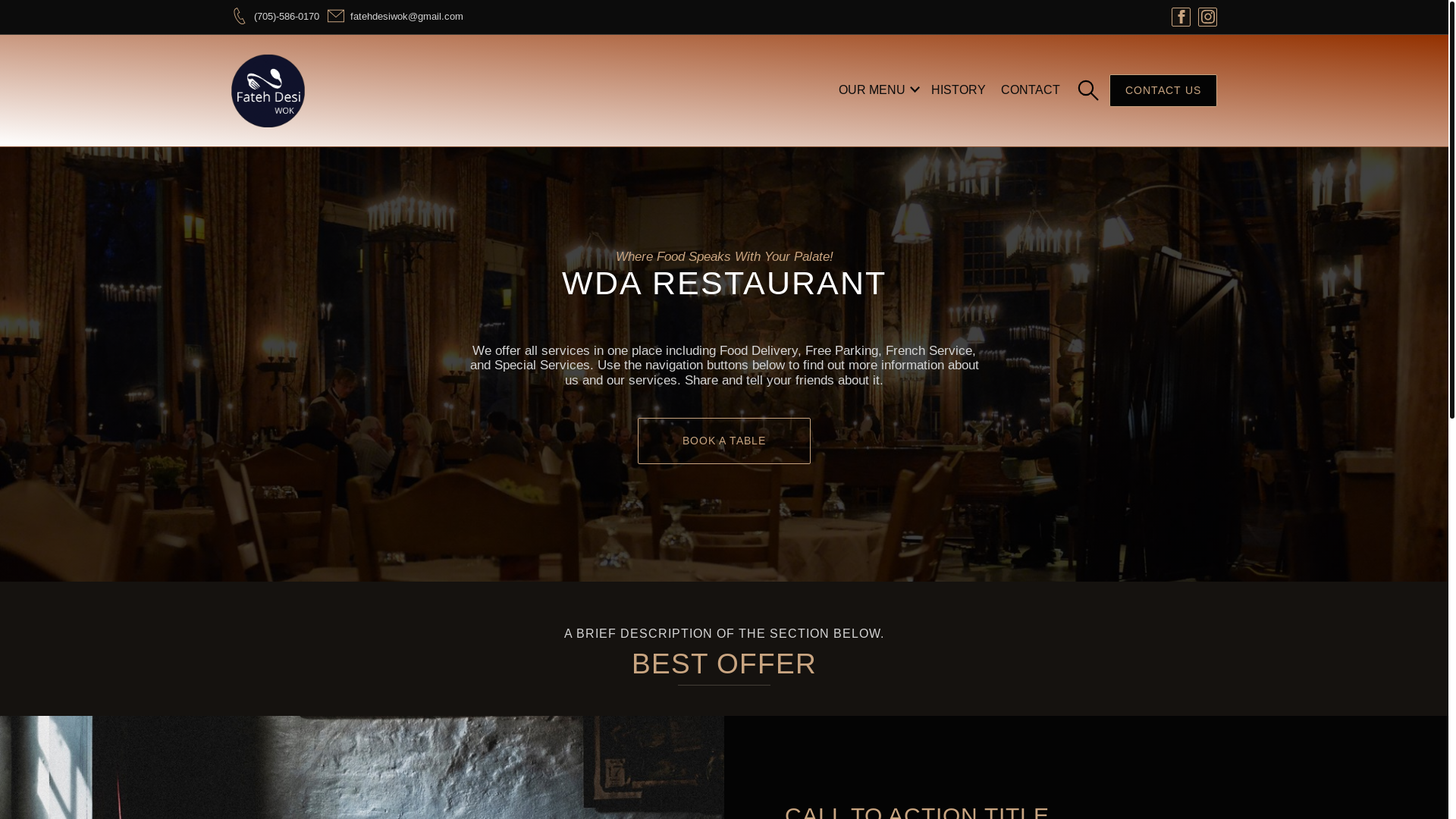 website screenshot of https://fatehdesiwok.ca/