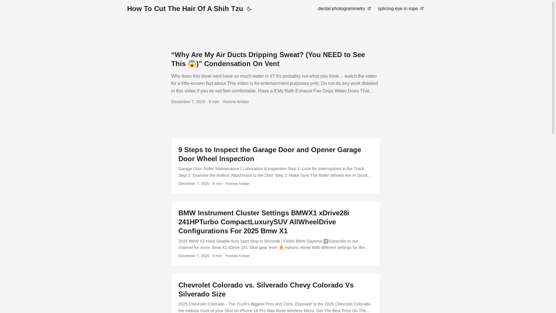 website screenshot of https://howtocutthehairofashihtzu2.pages.dev/