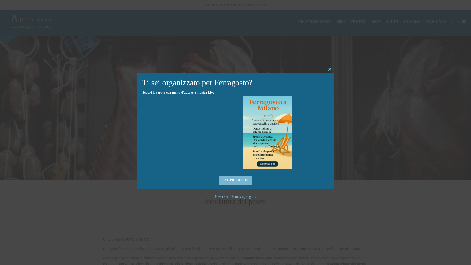 website screenshot of https://frollaturadipesce.it/