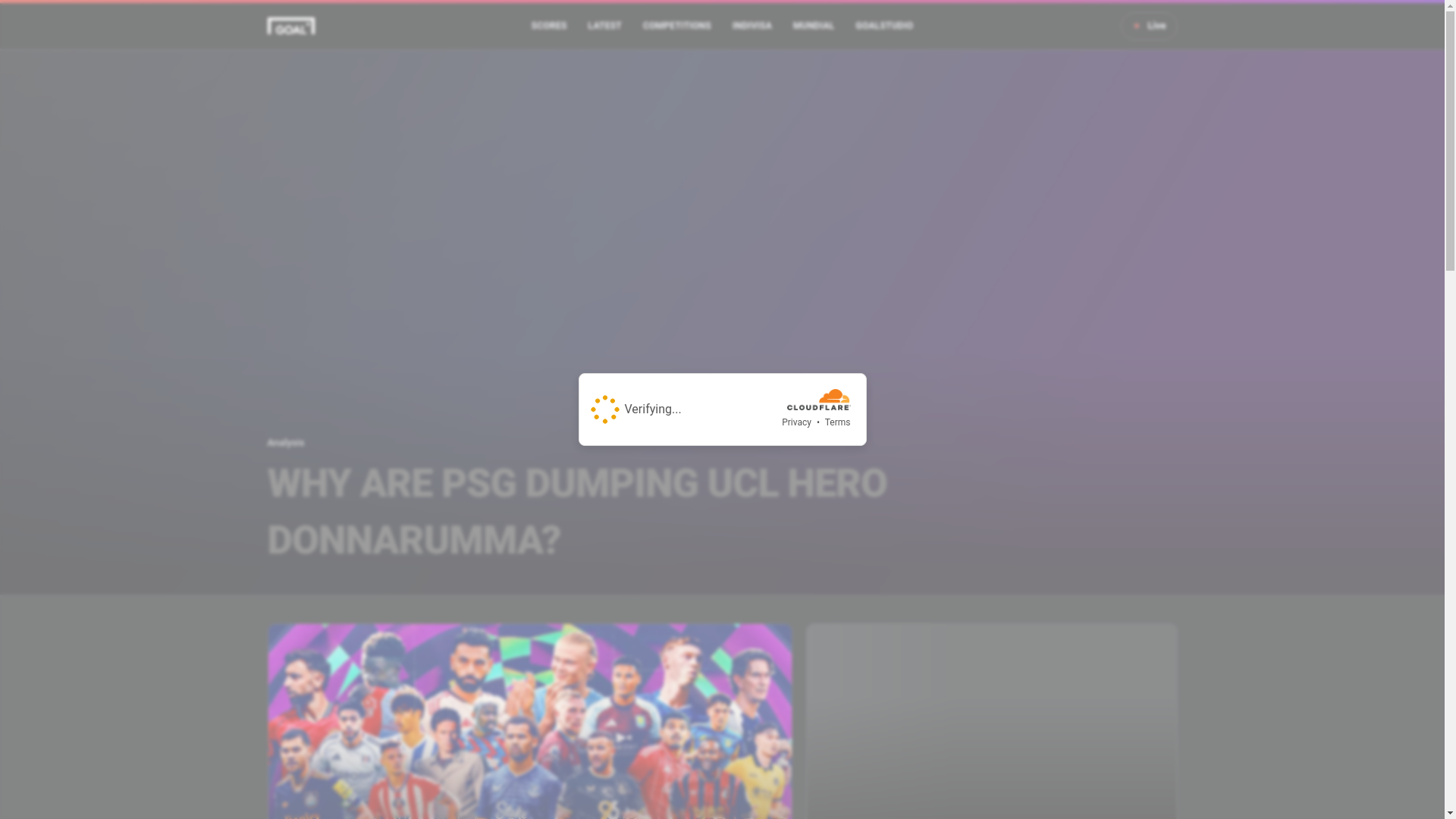 website screenshot of https://goalheadline.com/