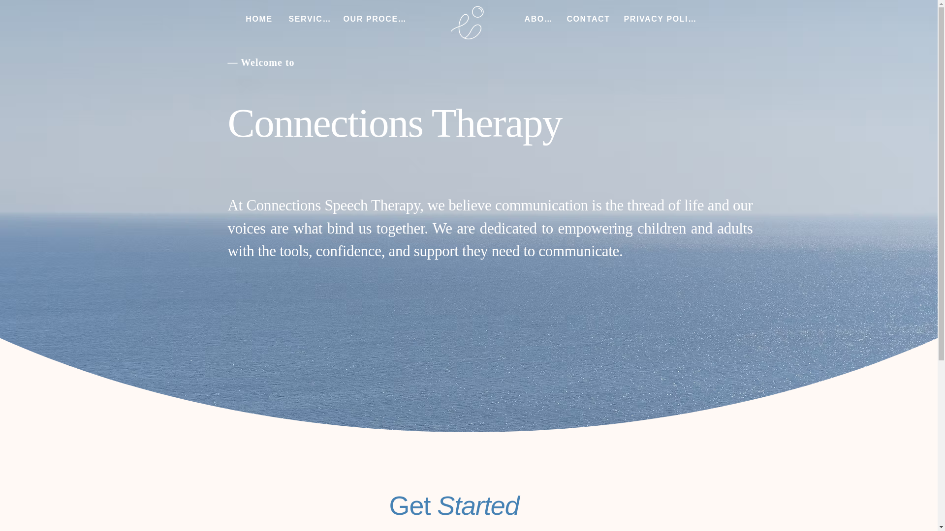 website screenshot of https://connectionstherapyservices.com/