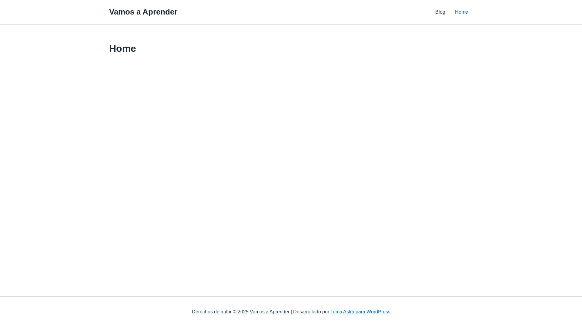 website screenshot of https://vamosaaprender.xyz/