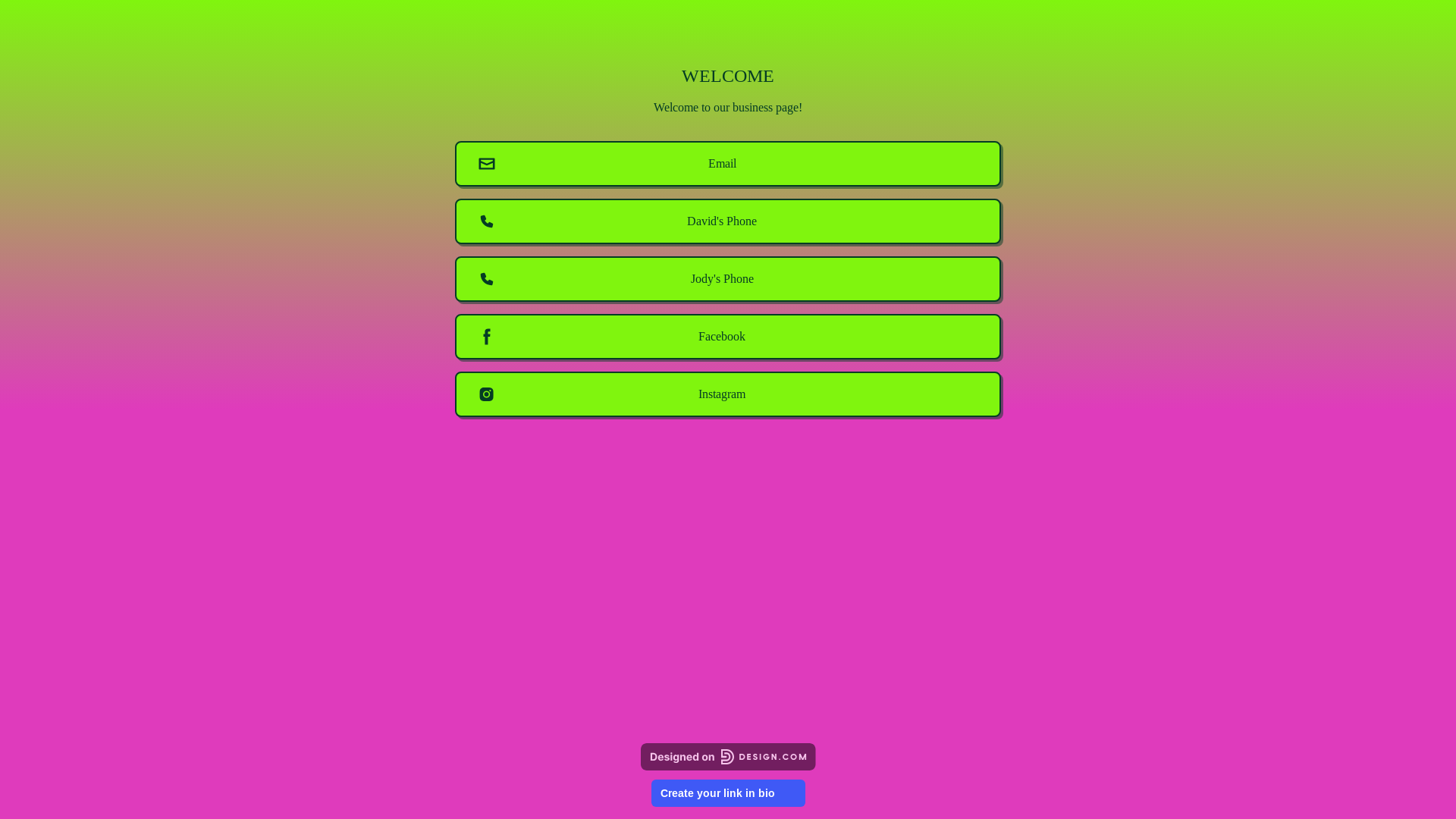 website screenshot of https://hambletonvending.com/