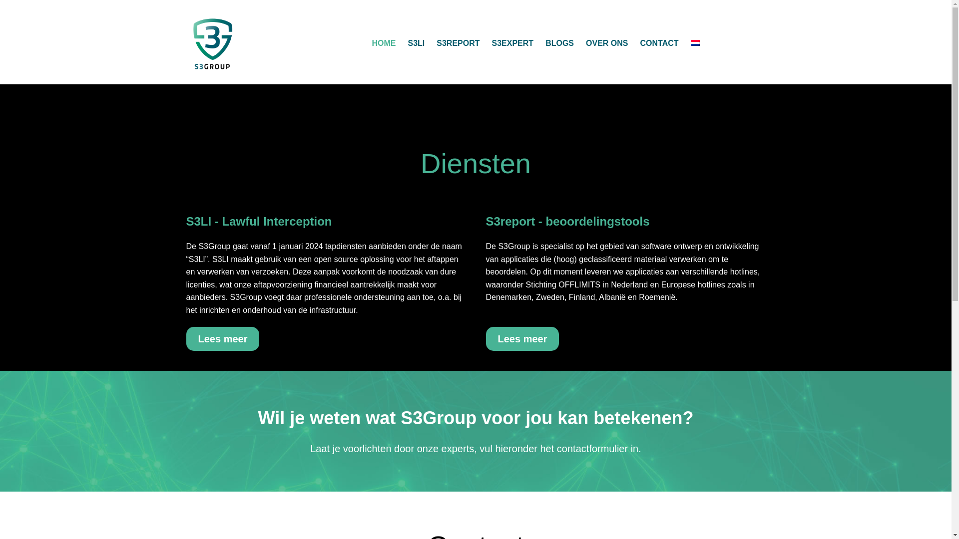 website screenshot of https://svsnet.eu/