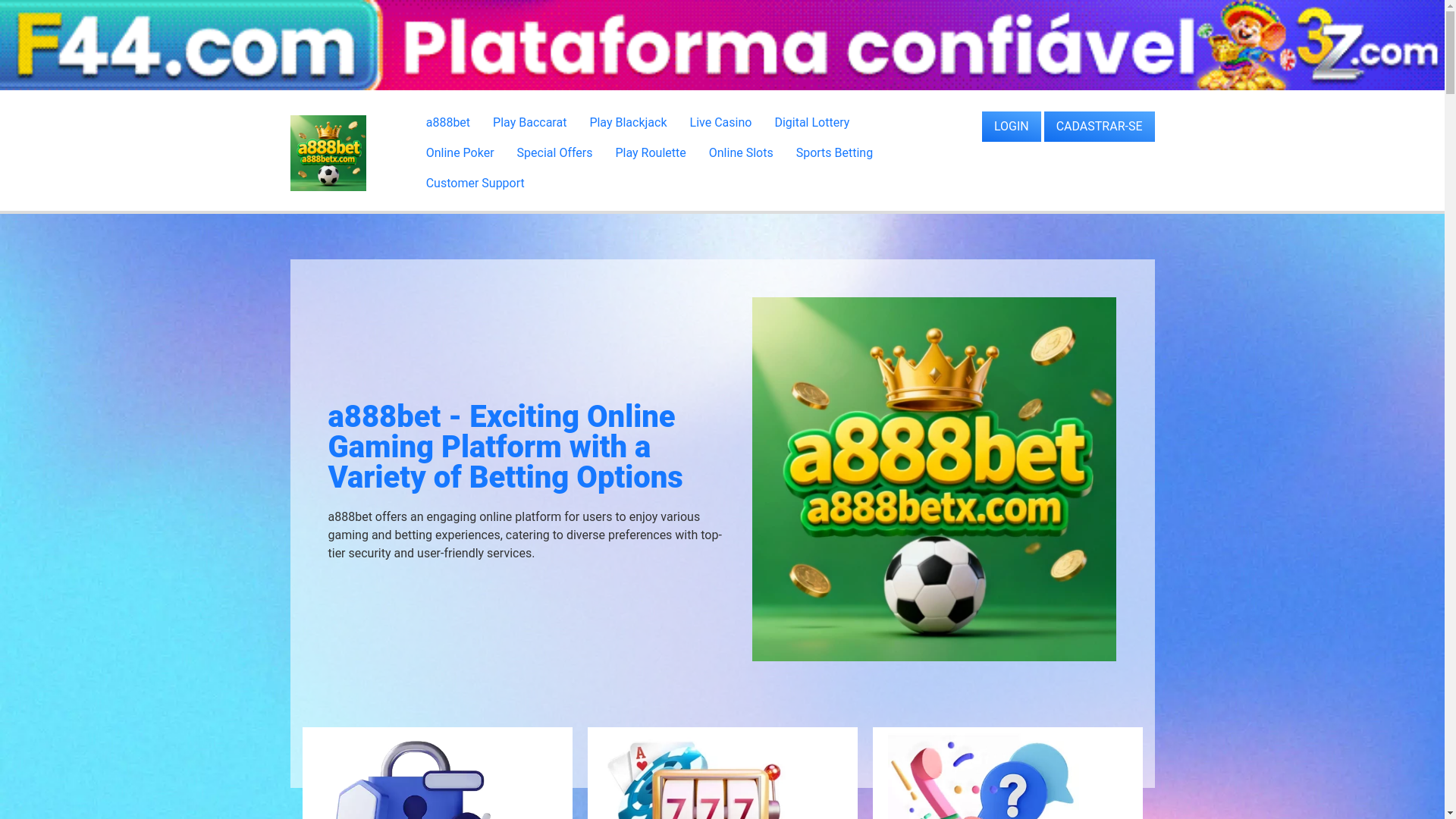 website screenshot of https://a888betx.com/