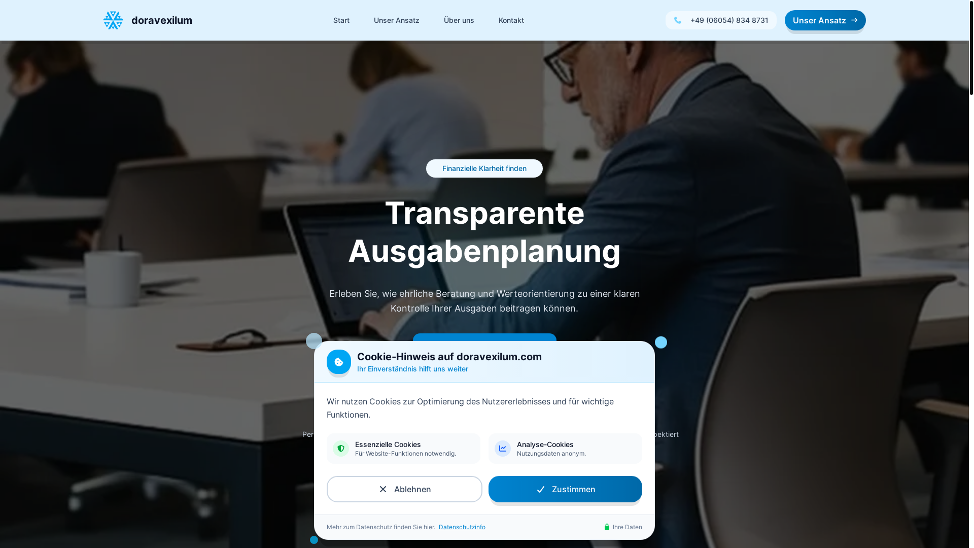 website screenshot of https://doravexilum.com/