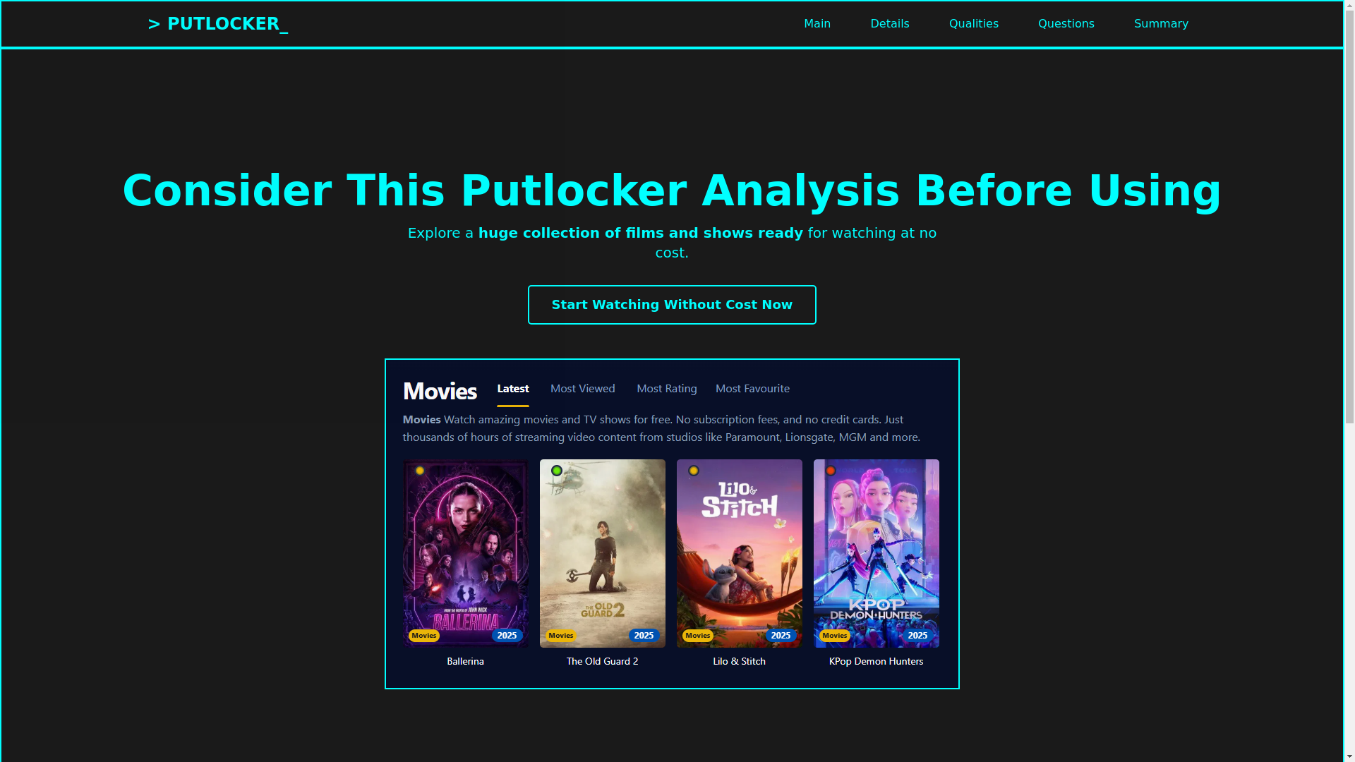 website screenshot of https://putlocker-i5g0.pages.dev/