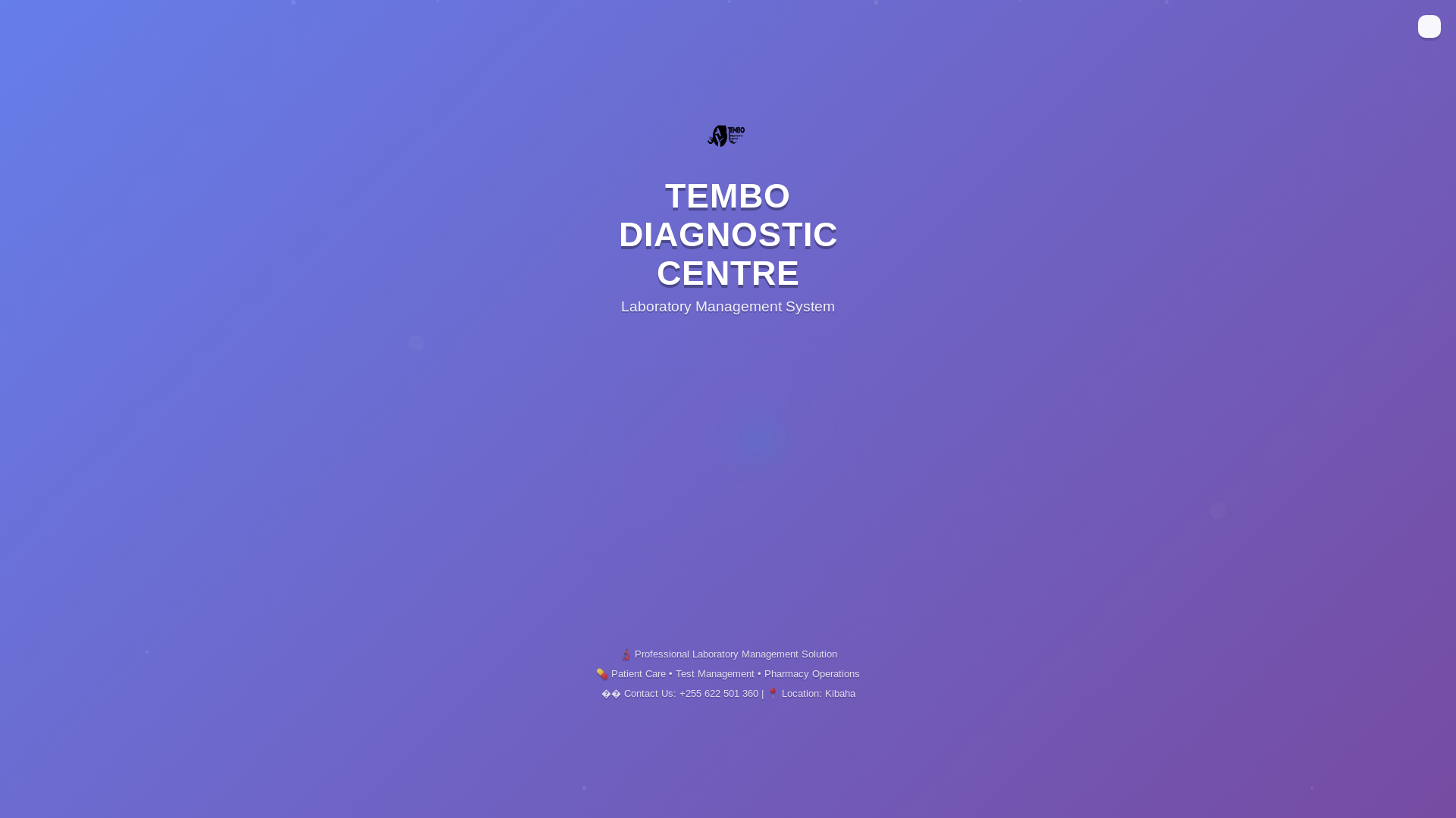 website screenshot of https://tembodiagnosticcentre.website/