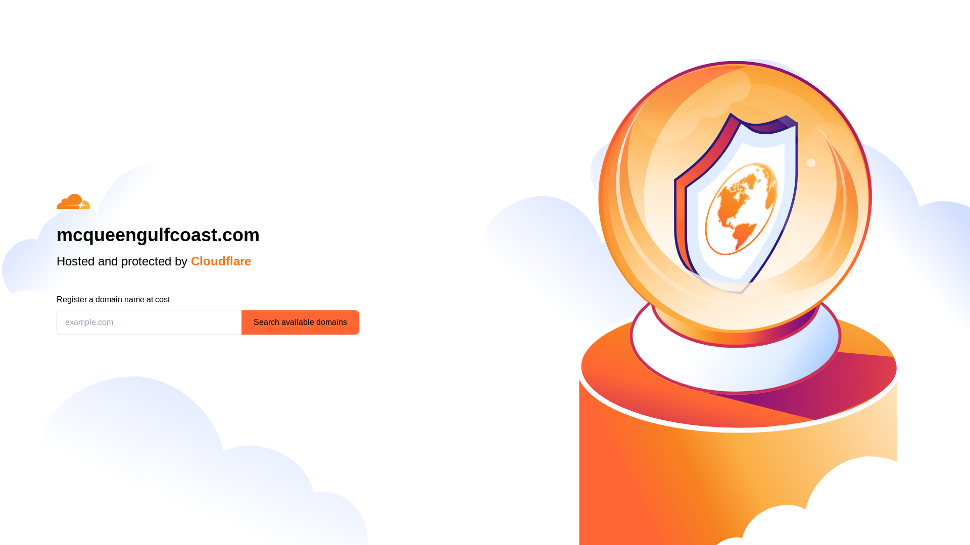 website screenshot of https://mcqueengulfcoast.com/