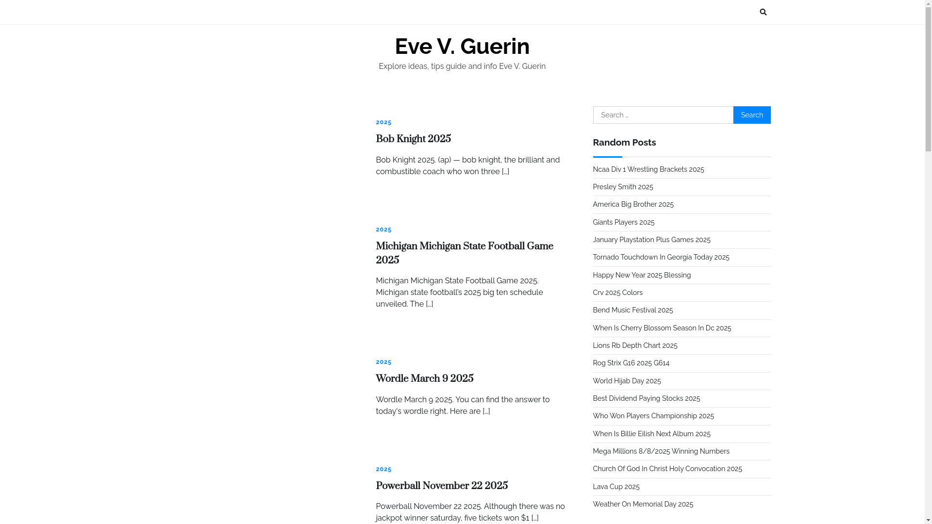 website screenshot of https://evevguerin.pages.dev/