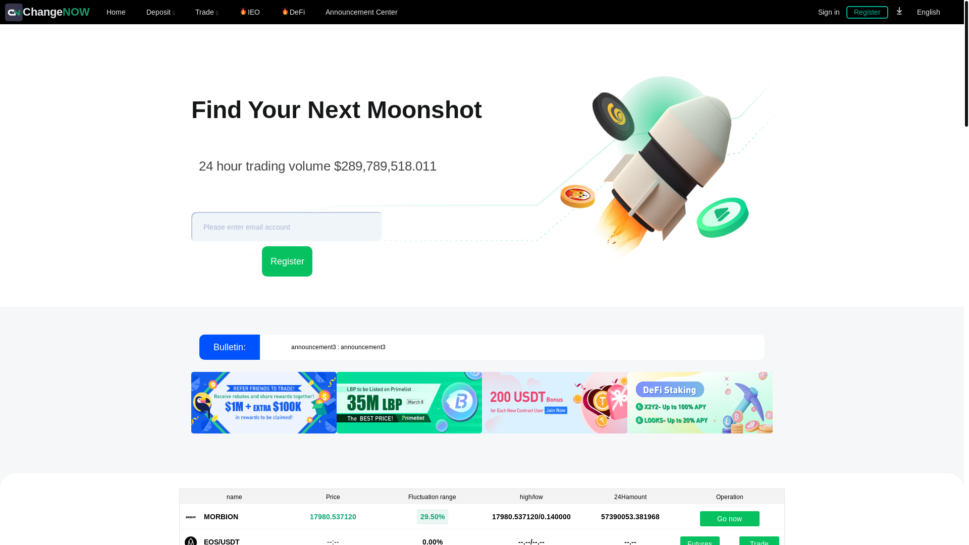 website screenshot of https://changenowapp2736.top/