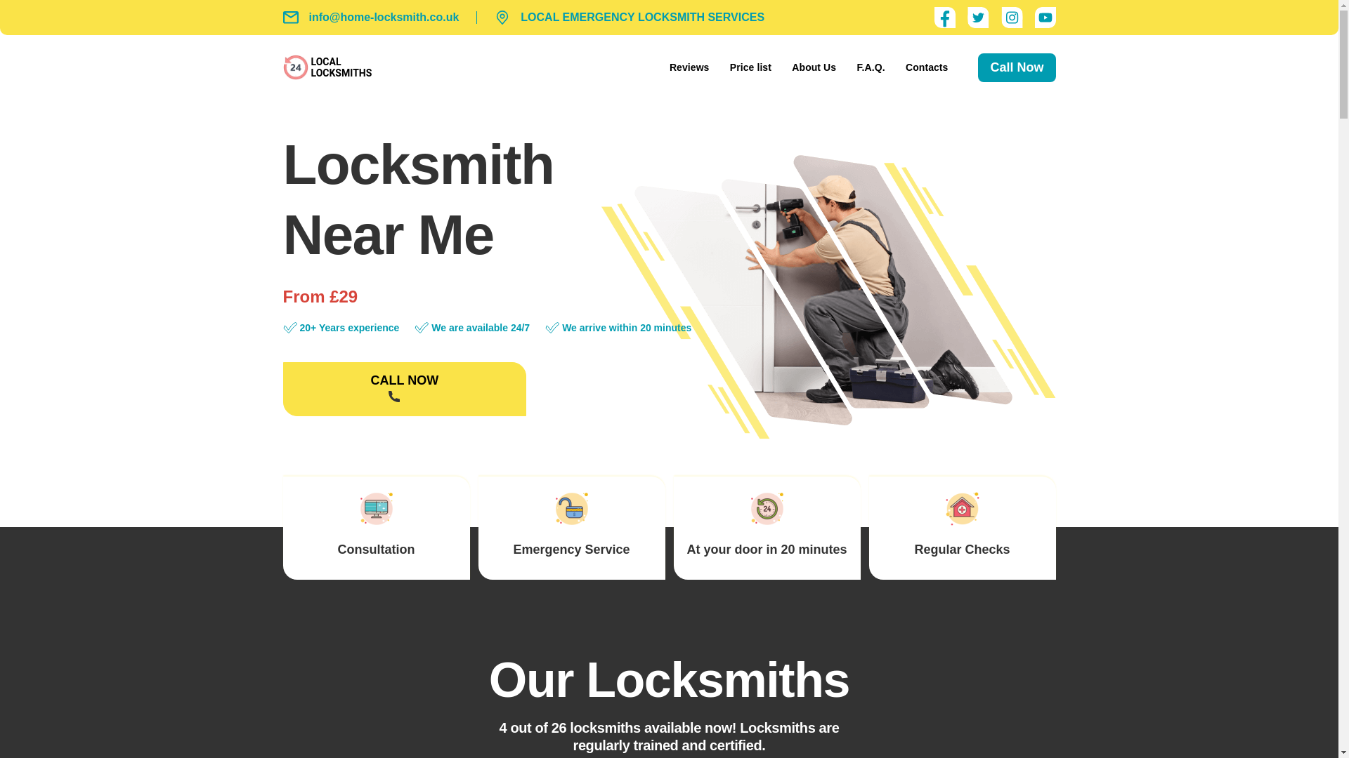 website screenshot of https://home-locksmith.co.uk/