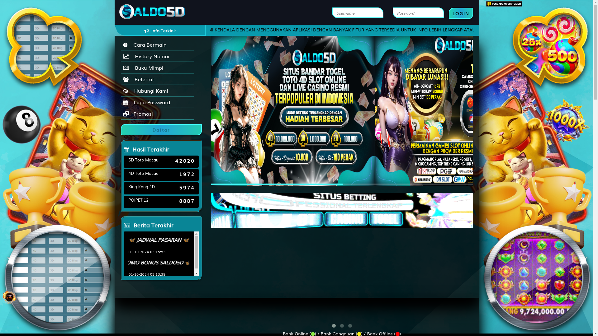 website screenshot of https://saldodomain.site/