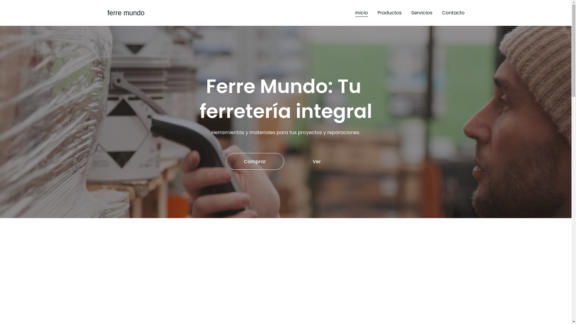website screenshot of https://ferremundo.fun/