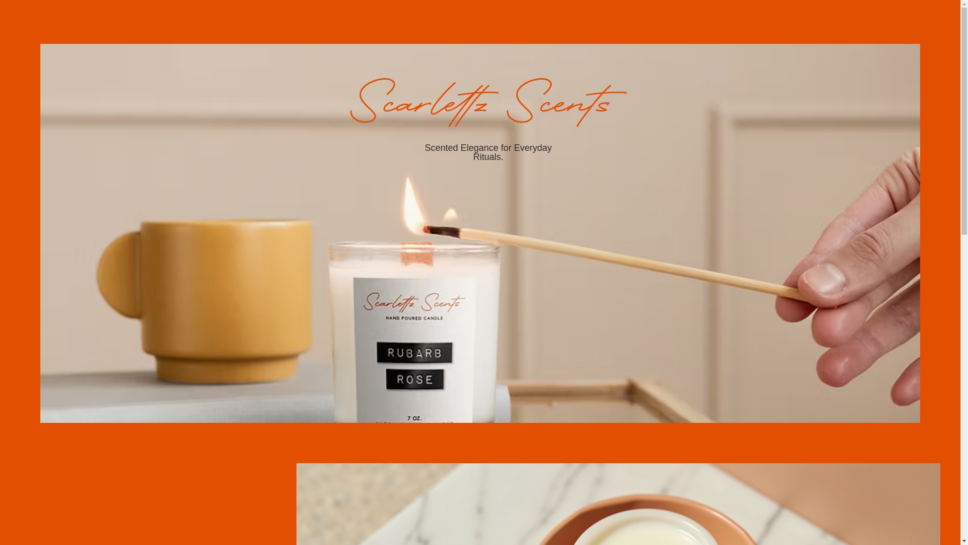 website screenshot of https://scarlettz-scents.co.uk/