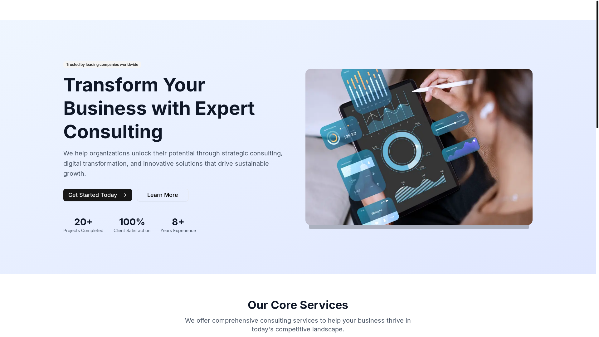 website screenshot of https://weexecute.com.ar/