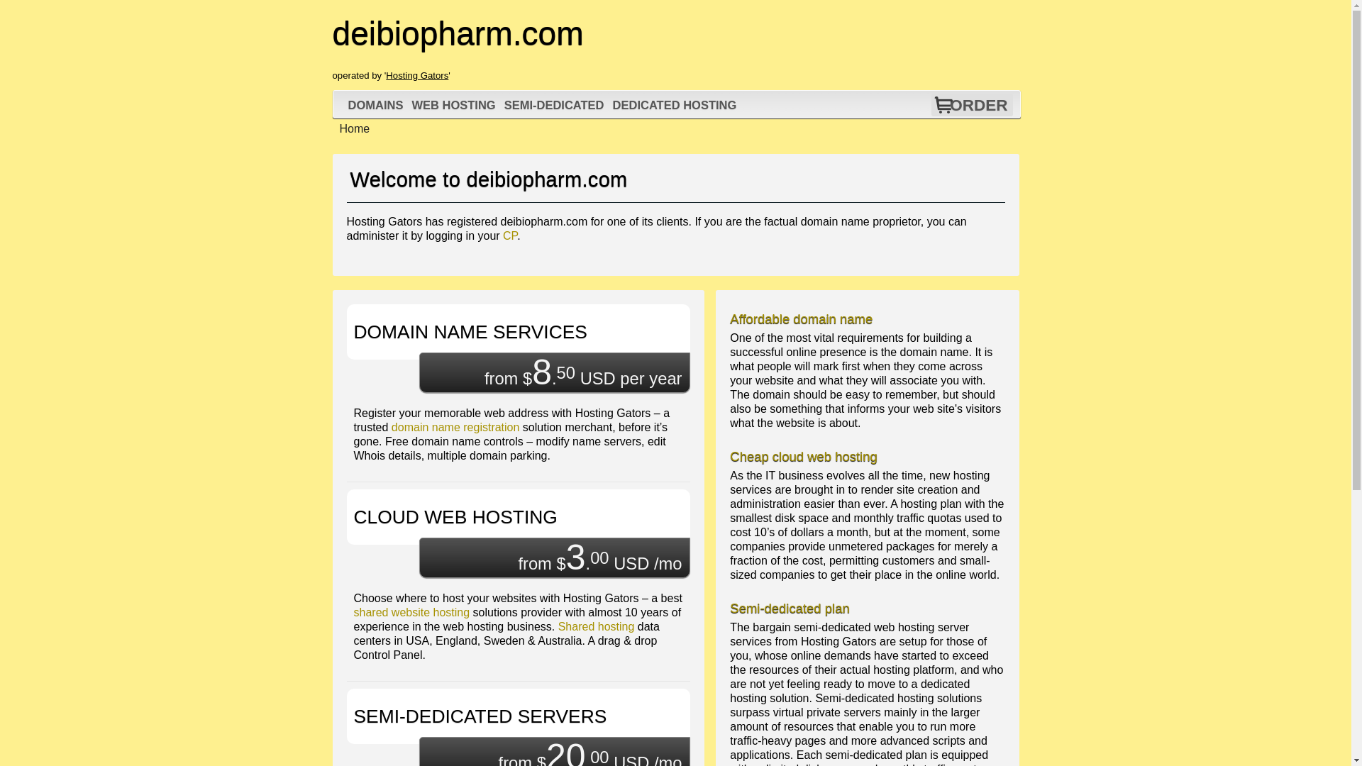 website screenshot of https://deibiopharm.com/