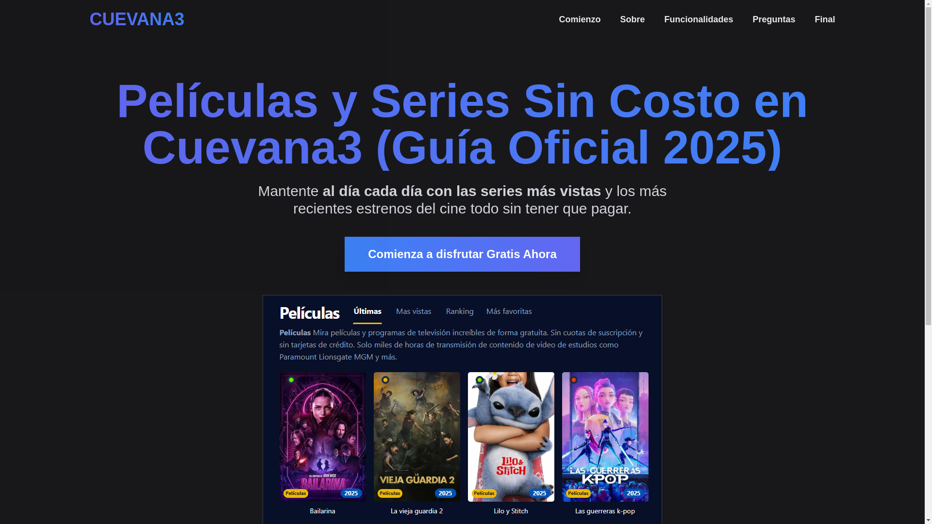 website screenshot of https://cuevana3-6b4t.pages.dev/