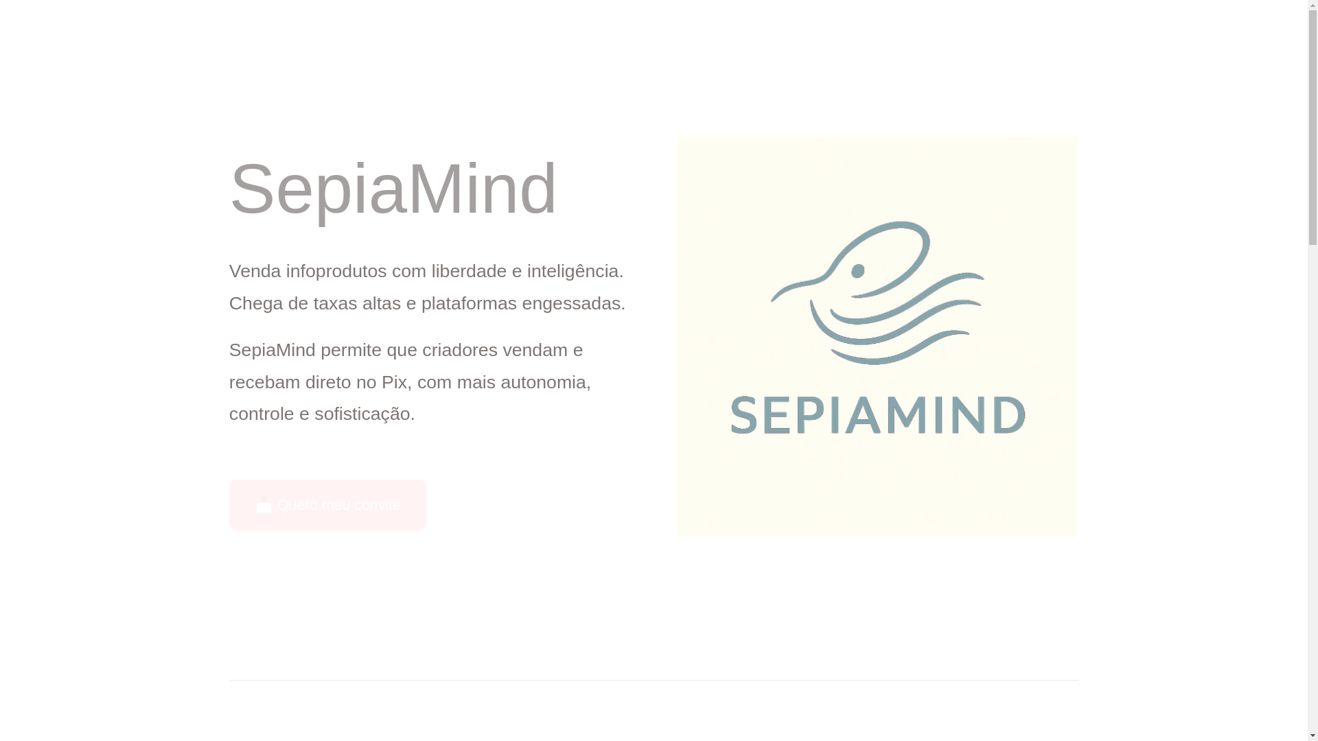 website screenshot of https://sepiamind.com.br/