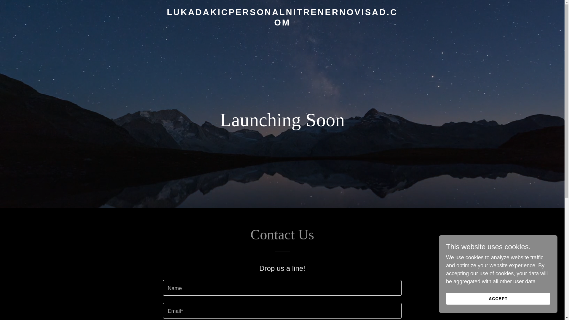 website screenshot of https://lukadakicpersonalnitrenernovisad.com/