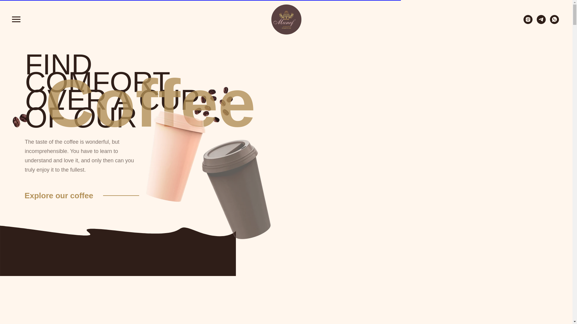 website screenshot of https://munefcake.uz/