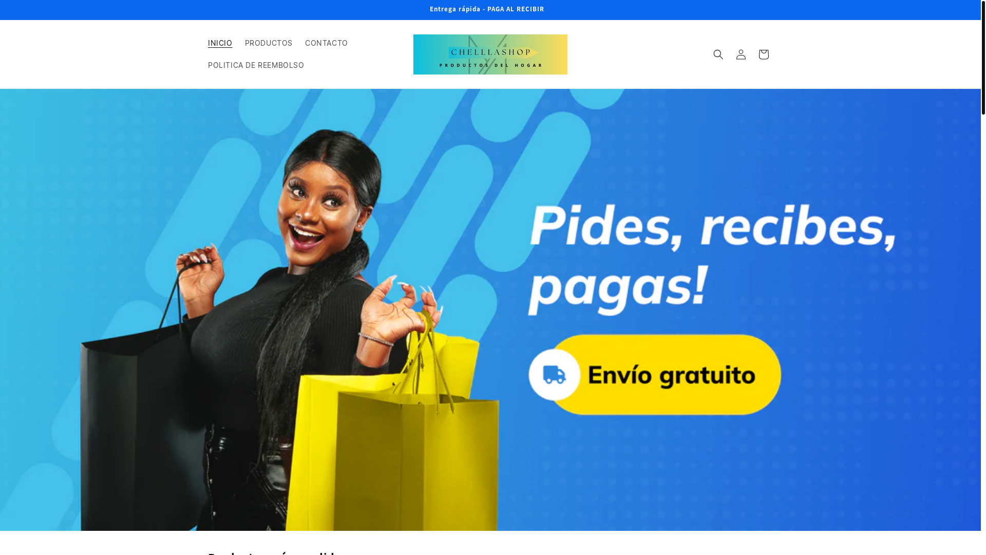 website screenshot of https://chelllashop.com/