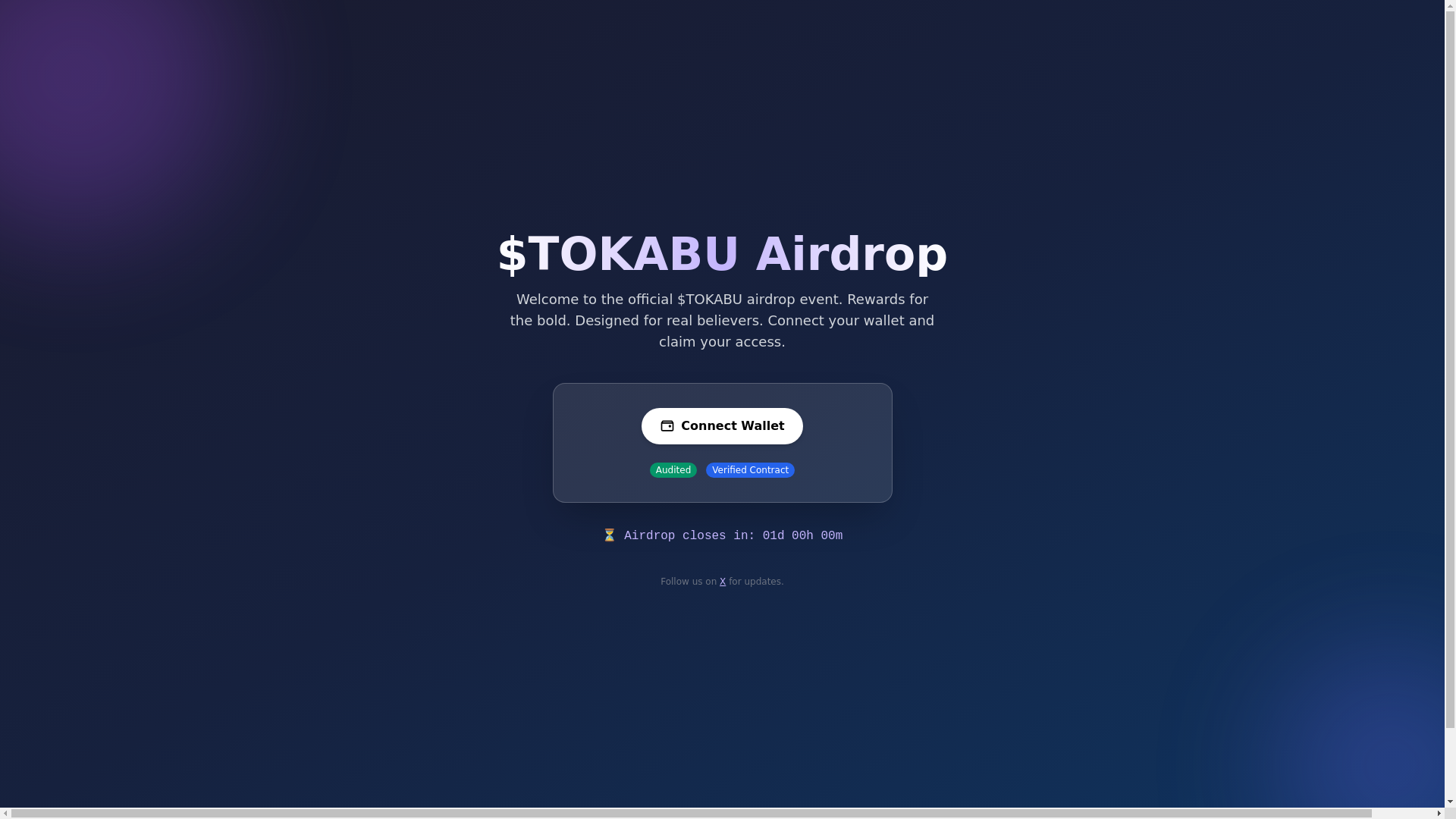 website screenshot of https://tokabuart.com/