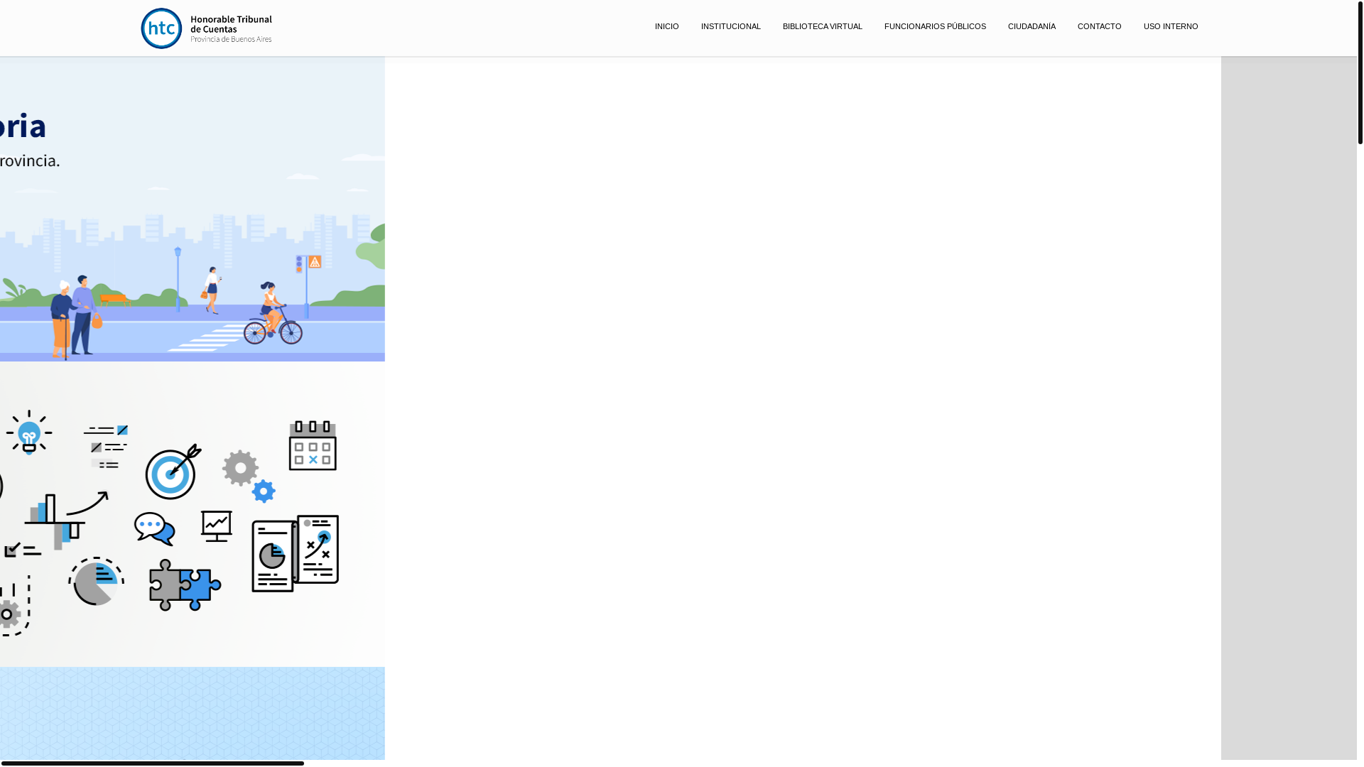 website screenshot of https://www.htc.gba.gov.ar/