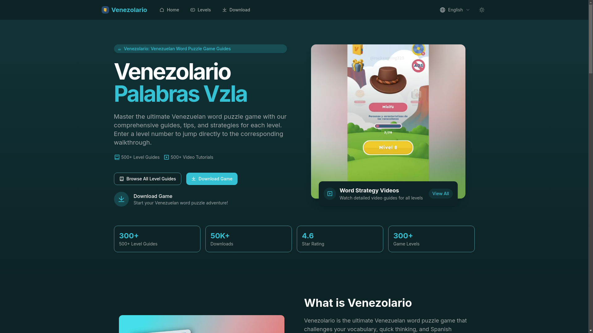 website screenshot of https://venezolario-4kp.pages.dev/