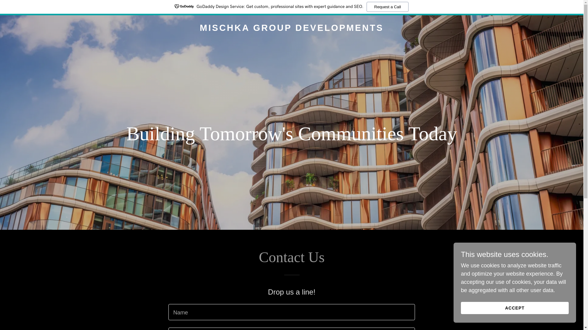 website screenshot of https://mischkagroupdevelopments.com/