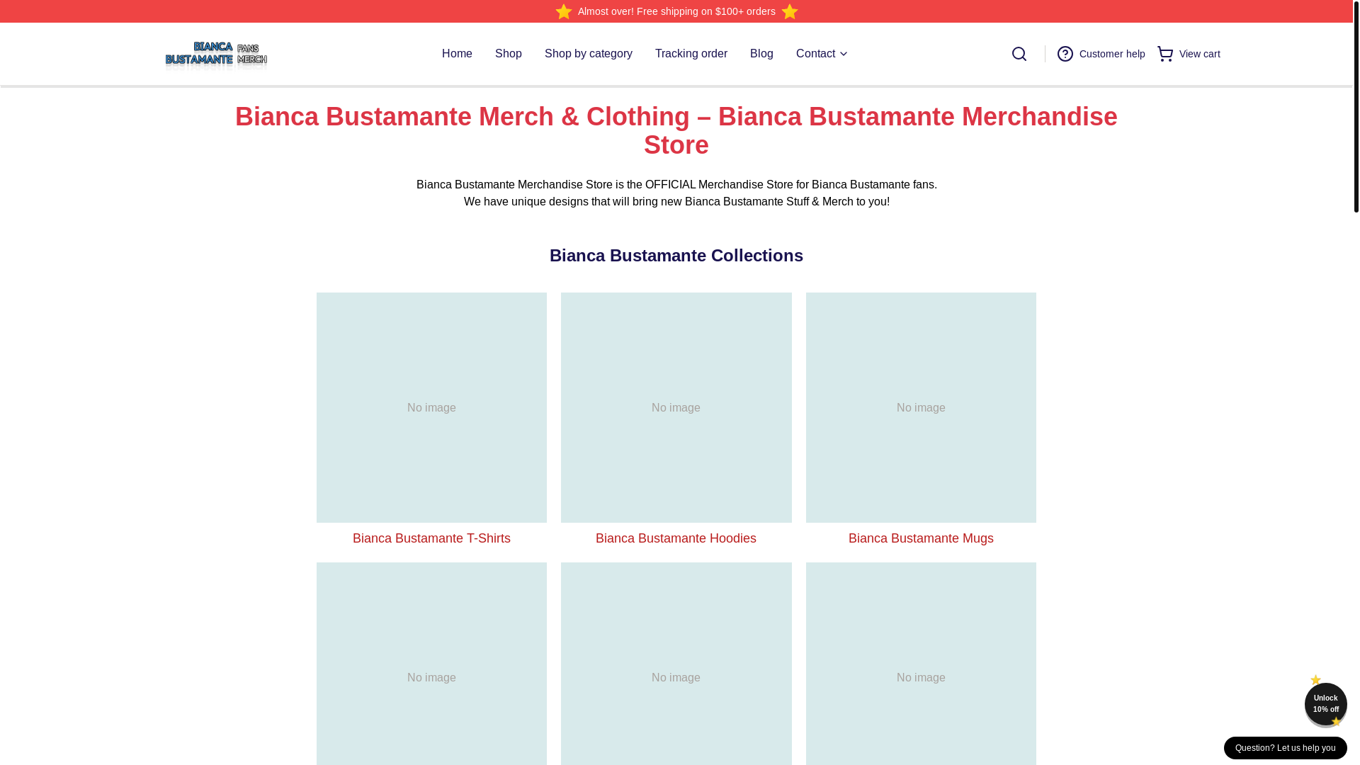 website screenshot of https://biancabustamante.shop/