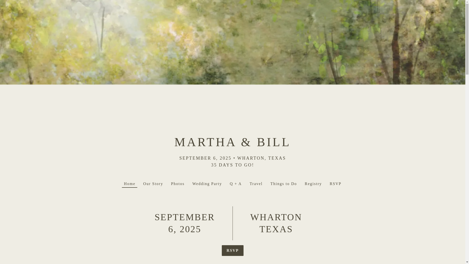 website screenshot of https://billandmartha.com/