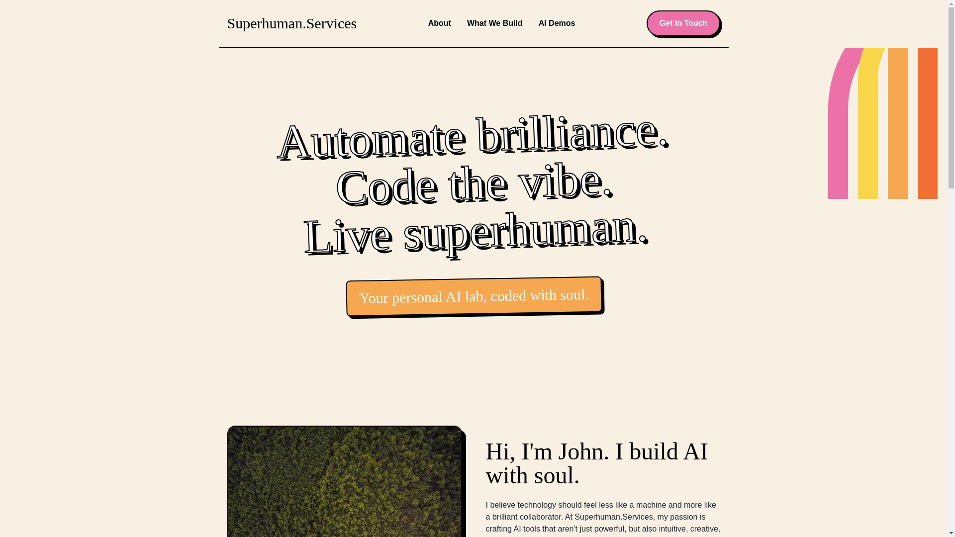 website screenshot of https://superhuman-services.pages.dev/