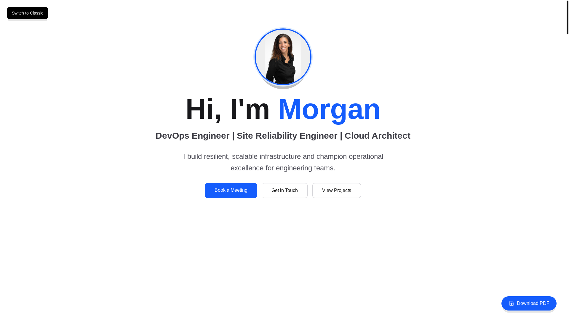 website screenshot of https://nivanmorgan.com/