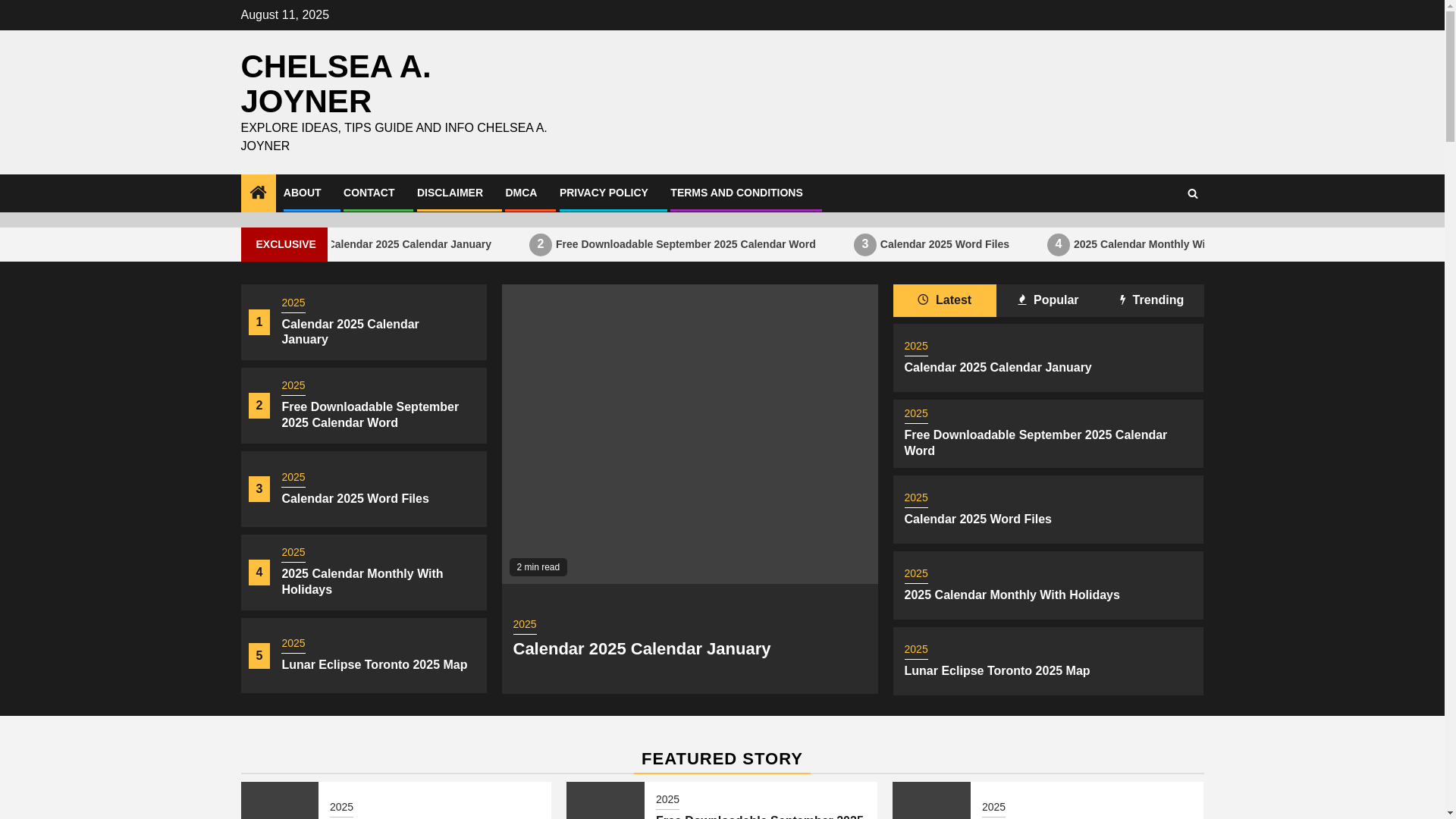 website screenshot of https://chelseaajoyner.pages.dev/