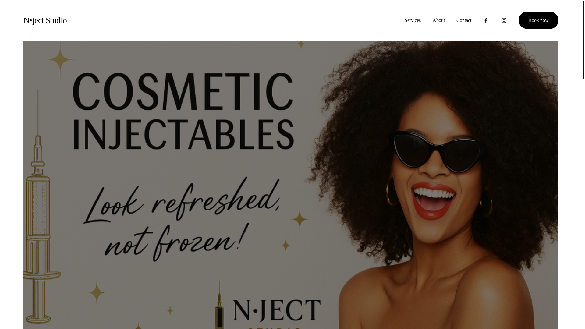 website screenshot of https://njectstudio.net/