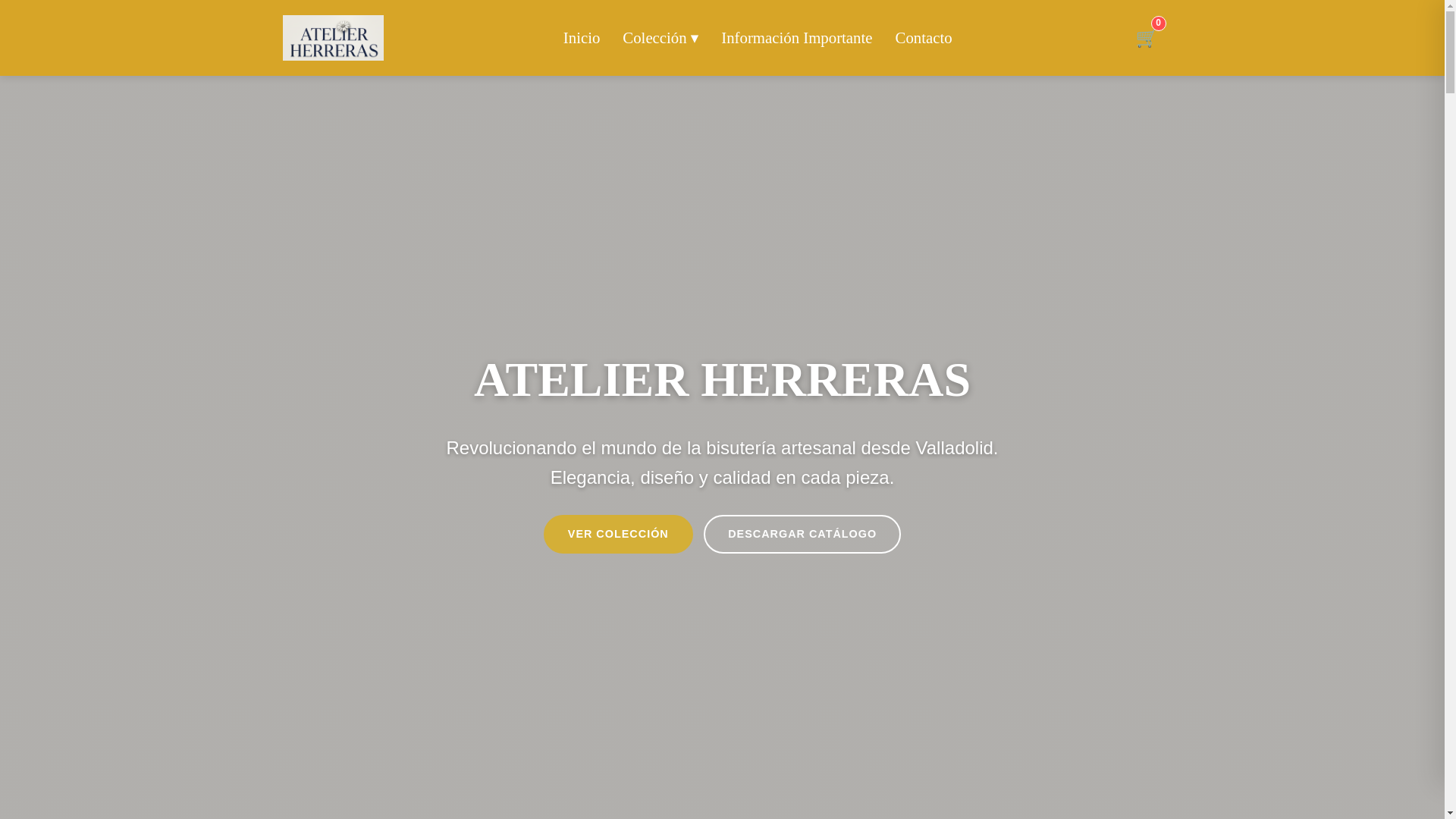 website screenshot of https://atelierherreras.es/